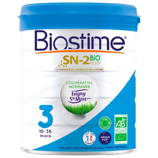 BIOSTIME LAIT BIO 3EME AGE 800G — Pharmacie de la Fontaine - Valenciennes
