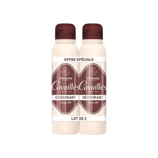 CAVAILLES DEO HOMME 48H H SPR150X2 — Pharmacie Seguin