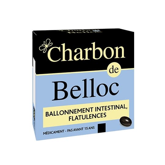 CHARBON DE BELLOC 125MG CAPS 36 — Pharmacie des Cascades