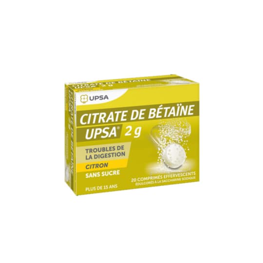 CITRATE BETAINE UPSA C S/S CP EF20 — Pharmacie Pharmavance Puteaux