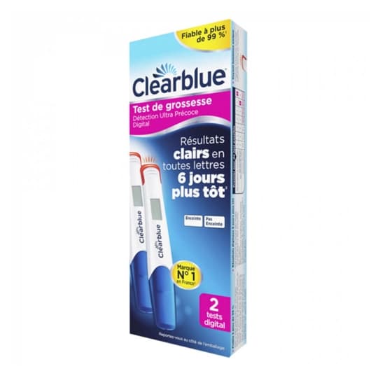 CLEARBLUE TEST GROS ULTRA PRECOCE2 — Pharmacie Pharmagreen Boucicaut