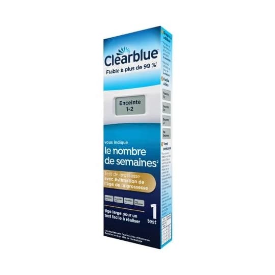 Clearblue Test de grossesse avec estimation de l'âge de la grossesse, x 1 — Pharmacie Jean Médecin