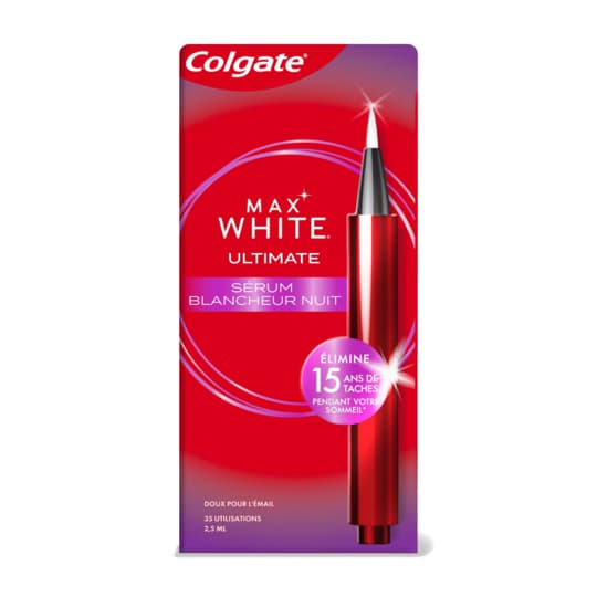 Colgate Max White Ultimate Serum Blancheur Nuit Stylo 2ml5