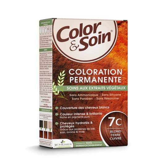 Les 3 Chênes Color & Soin Coloration Permanente, Teinte Blond Noisette 7N — Pharmacie Pharmagreen Boucicaut