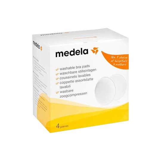 Medela soins des mamelons - coussinets lavables - boite de 4 — Grande Pharmacie de la Gare - Sartrouville