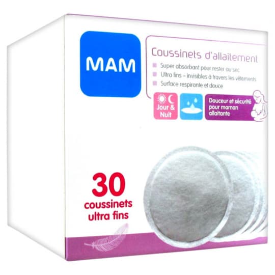 Mam Coussinet d'Allaitement, 30 Coussinets — Pharmacie des Mèches