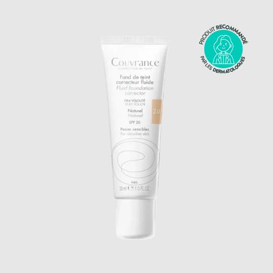 AVENE COUVRANCE CORRECTEUR DE TEINT FOND DE TEINT FLUIDE SPF 20 Fond de teint fluide correcteur. S — Pharmacie Pharmavance Paris 9 Rochechouart