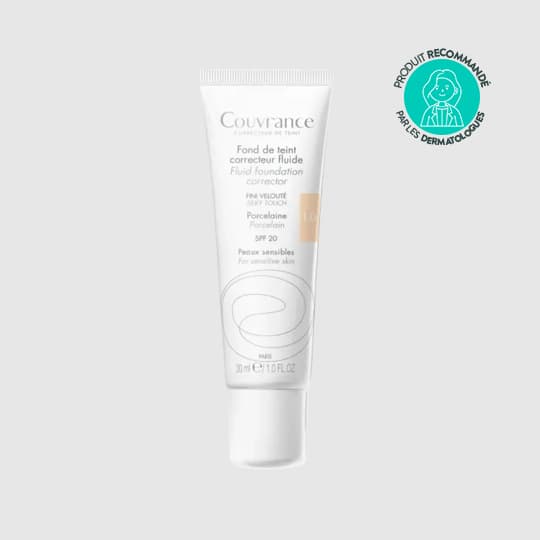 AVENE COUVRANCE CORRECTEUR DE TEINT FOND DE TEINT FLUIDE SPF 20 Fond de teint fluide correcteur. S — Pharmacie Pharmagreen Boucicaut