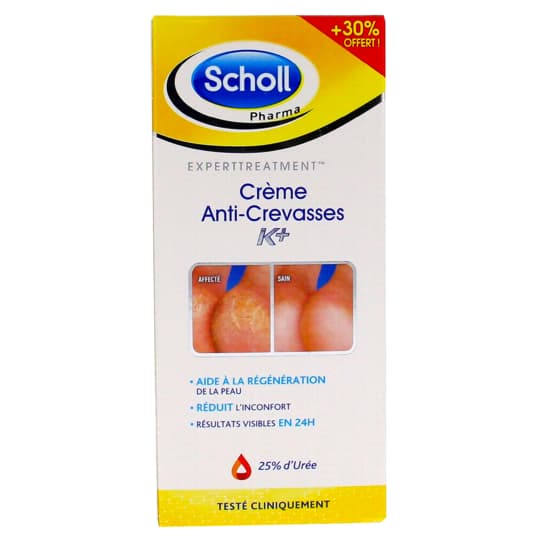 SCHOLL CR ANTI CREVASSE K+ 120ML — Pharmacie Bellevue Aix-en-Provence