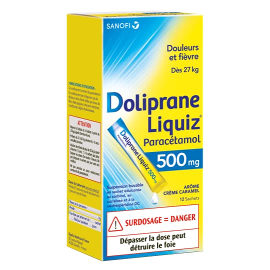 DOLIPRANELIQUIZ 500MG SACHET 12 — Pharmacie Du Lilas
