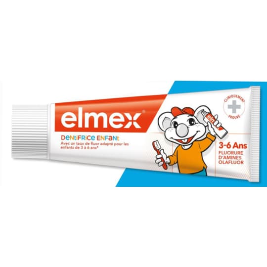 ELMEX DENT ENFANT 3-6ANS 50ML — Pharmacie des Chalâtres