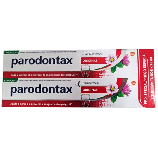 PARODONTAX PATE BITUBE 75ML X2 — Pharmacie Pharmavance Ménilmontant