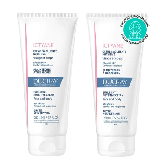 ICTYANE CR EMOL NUTRITIVE 200ML X2 — Pharmacie Pharmavance Le Chesnay