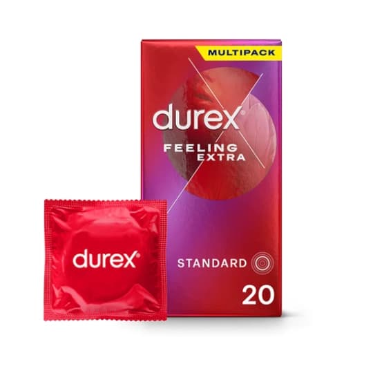 PRESERV DUREX FEELING EXTRA X20 — Pharmacie du Bien Etre