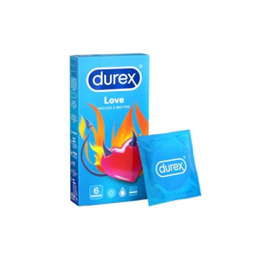 Durex préservatifs durex love x 6 — PHARMACIE DES CLINIQUES