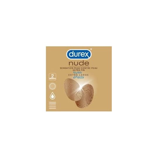 PRESERV DUREX NUDE XL X2 — Pharmacie basire by Nexum