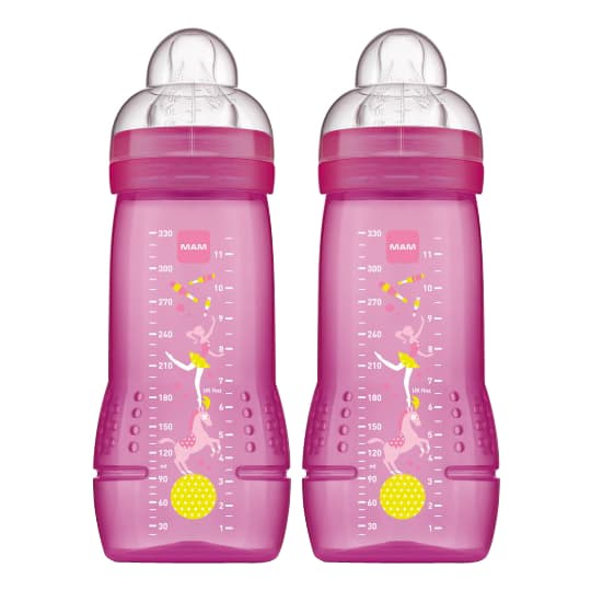 Mam biberon cirque rose 330 ml + cercle rose 330 ml — Pharmacie de la Croix Rouge - Tourcoing