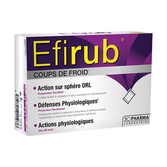 3C PHARMA EFIRUB SACH BT16 — Pharmacie de l’Arc