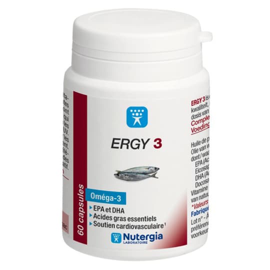 ERGY 3 CAPS 60 — Pharmacie du Bien Etre