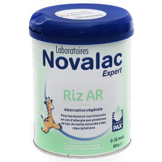 NOVALAC EXP RIZ AR 0-36M LAIT 800G — Pharmacie de la Gare Montparnasse