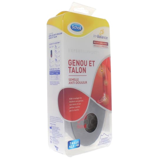 SCHOLL SEMELLE GENOU & TALON T3 — Pharmacie Fontaine Tours