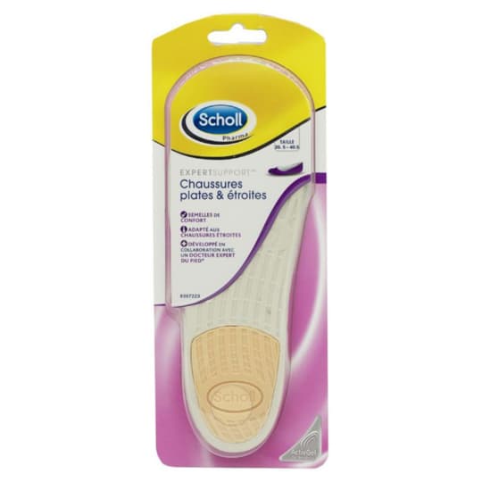 SCHOLL SEMELLE CHAUSSURE PLATE — Pharmacie Bourg Achard