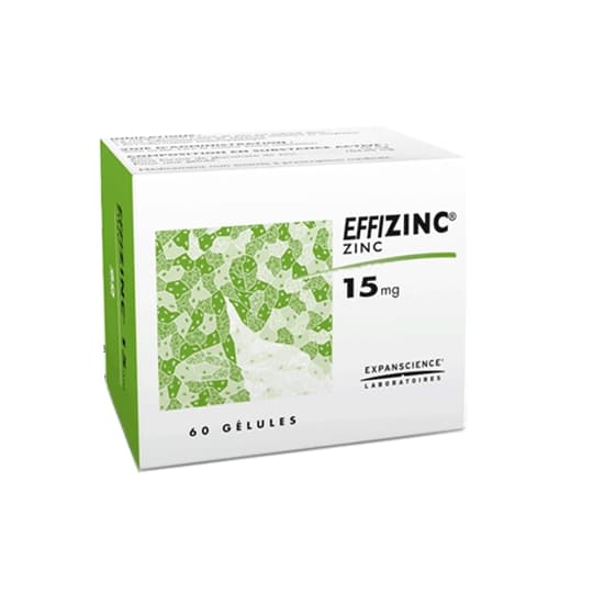 EFFIZINC 15MG GELULE 60 — Pharmacie Jeanne