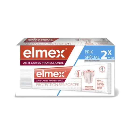 ELMEX DENT P SPE A/CARIE PRO2X75ML — Pharmacie Du Lilas