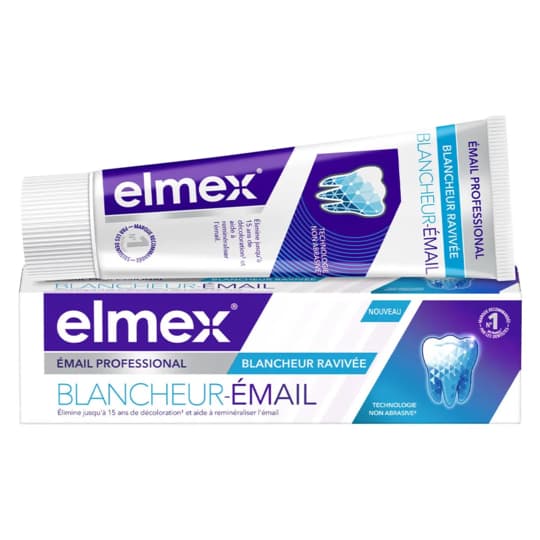 ELMEX DENT BLANCHEUR EMAIL 75ML — Pharmacie des Cascades