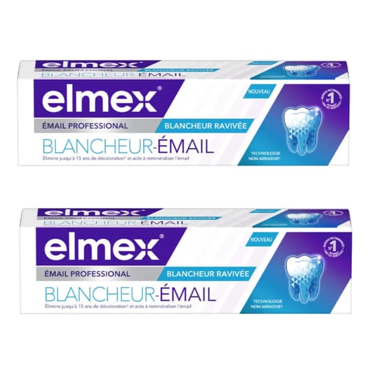 ELMEX DENT BLANCHEUR EMAIL 75MLX2 — Pharmacie de la mairie
