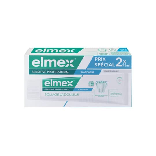 ELMEX DENT P SPE SENS PRO BL2X75ML — Pharmacie Bettan Paris