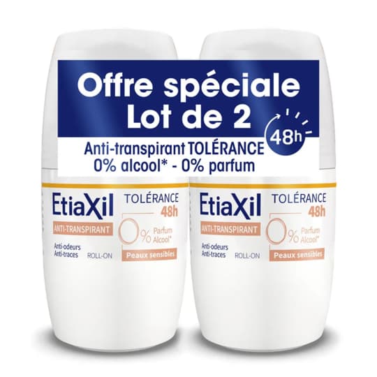 ETIAXIL DEO TOLERANCE 48H ROL50ML2 — Pharmacie Lillenium Lille by Nexum
