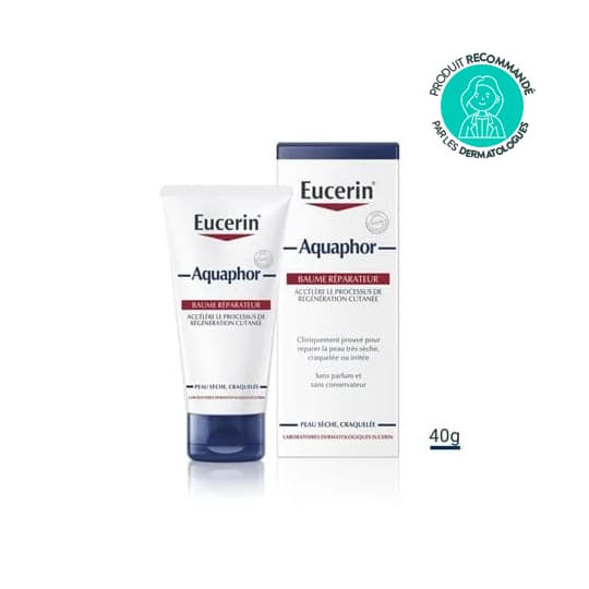 Eucerin Aquaphor Baume réparateur cutané, 40 g — Pharmacie de Tamaris