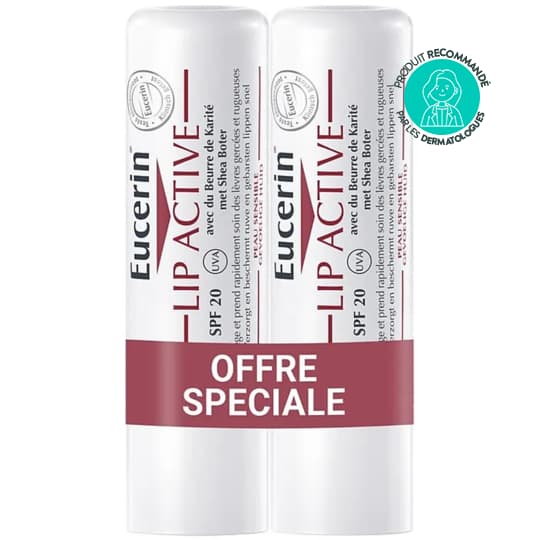 EUCERIN SOIN LIP ACTIVE LEVRE DUO — Pharmacie de la Rocade - Annecy