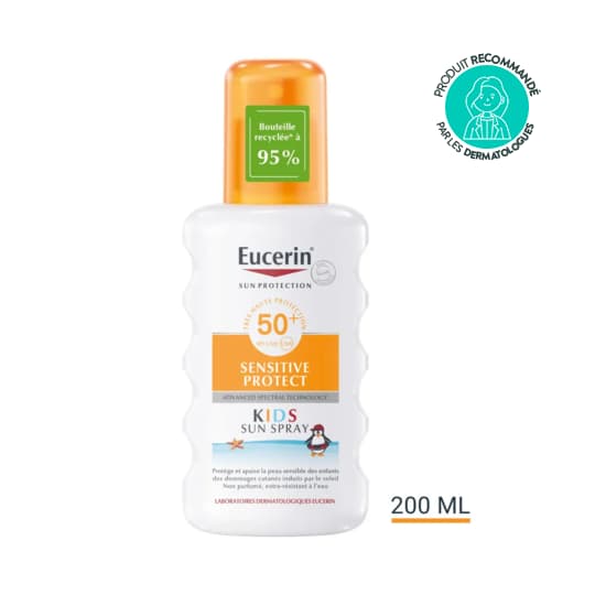 EUCERIN SUN KIDS SPRAY 50+ 200ML — Pharmacie du Soleil Elsie Santé