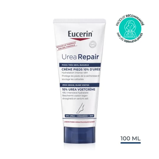 Eucerin UreaRepair Plus Crème Pieds 10% Urée, 100 ml — Pharmacie Pharmagreen Boucicaut