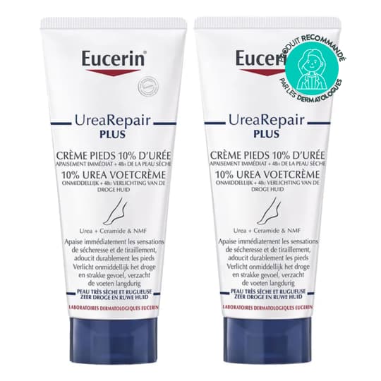 EUCERIN UREE PIED 10% CR 100ML X2 — Pharmacie Palm Beach