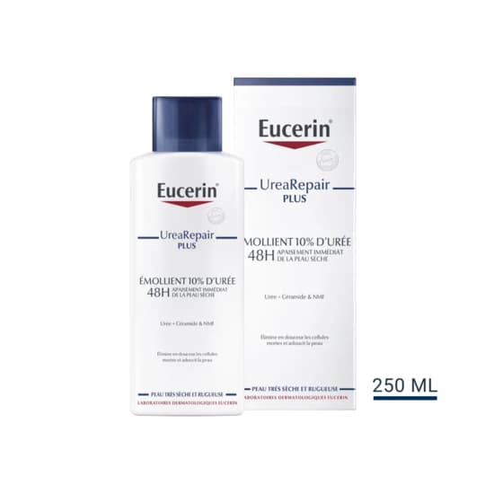 Eucerin UreaRepair Plus Emollient 10% d'Urée, 250 ml — Pharmacie Neyret