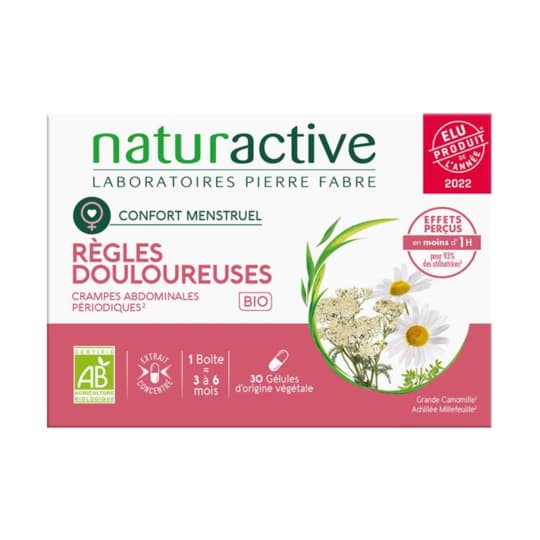 REGLES DOULOUREUSES NATURACTIV 30 — Pharmacie du Vieux Montreuil