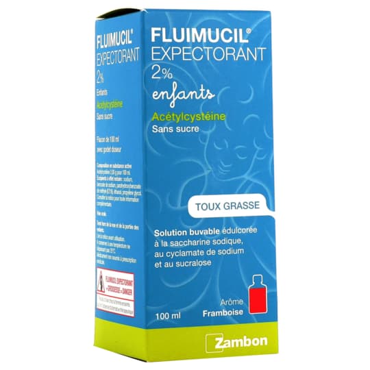 FLUIMUCIL EXP 2% ENF SOL S/S 100ML — Pharmacie De L'Avenir Drancy