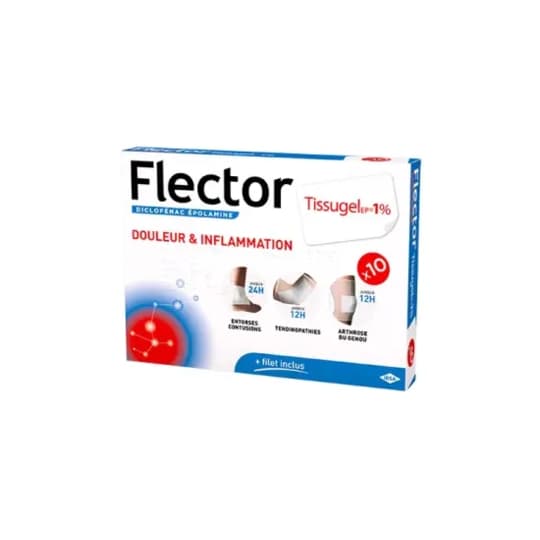 FLECTORTISSUGELEP 1% EMPLATRE 10 — Pharmacie Carnot