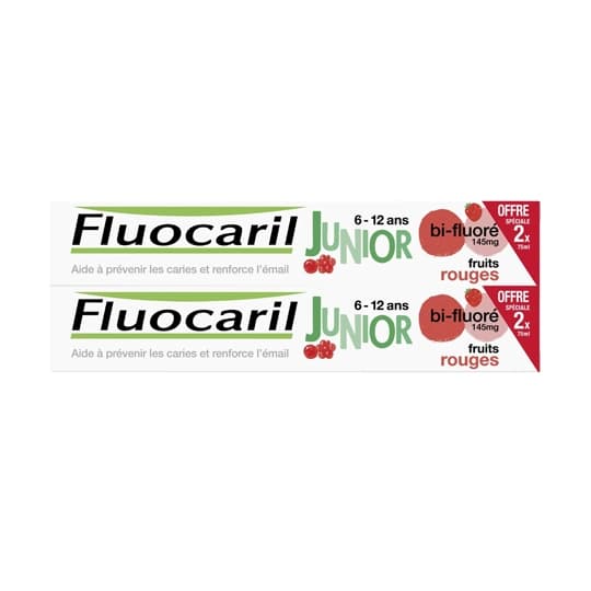 FLUOCARIL JUNIOR GEL FR RGE 2X75ML — Pharmacie des Cascades