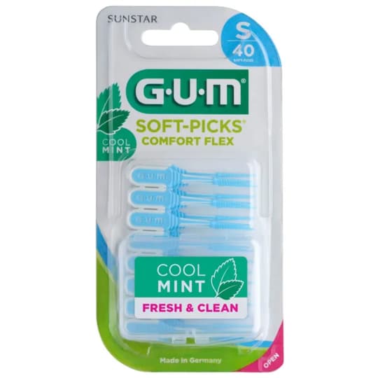 GUM SOFT-PICKS COMF FLEX MINT S 40 — Pharmacie Maarek