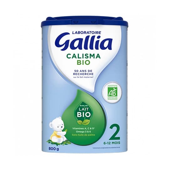 GALLIA CALISMA 2 LAIT PDR BIO 800G — Pharmacie Carnot