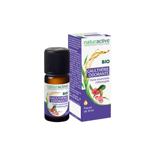NATURACTIVE HE GAULTHERIE BIO10ML — Pharmacie des Cascades