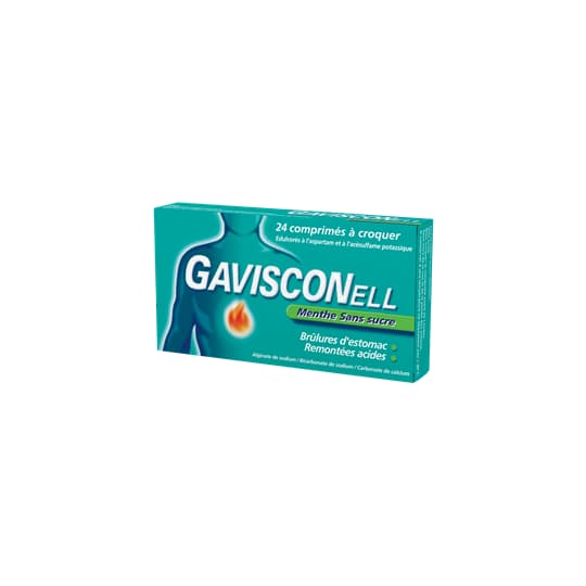 GAVISCONELL MENTHE CPR CROQ S/S 24 — Pharmacie Port Royal