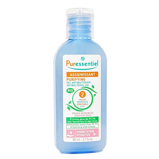 PURESSENTIEL GEL HYDR/ALC SENS80ML — Pharmacie Lamarck