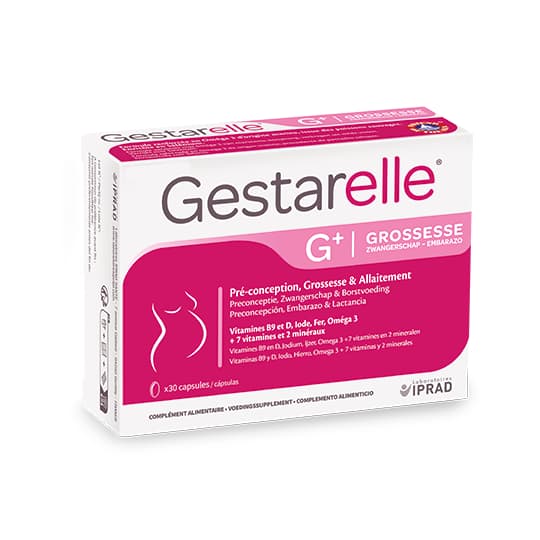 Gestarelle g+ Preconception Grossesse Allaitement Capsule 30 — Pharmacie de Bourran by Nexum