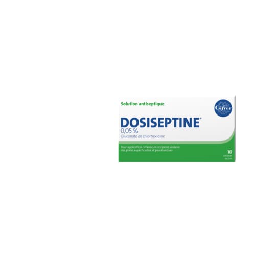 DOSISEPTINE 0,05% SOL DOSE 5ML 10 — Pharmacie des Cascades