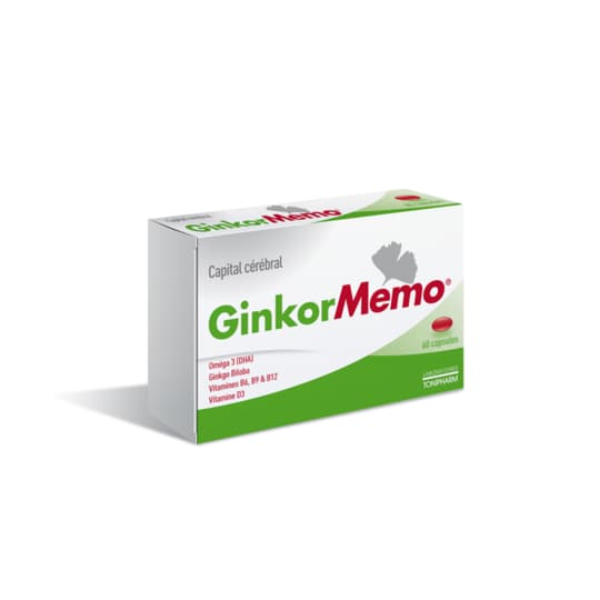 GINKOR MEMO CAPITAL CEREB CAPS 60 — Pharmacie Seguin
